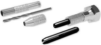 deconstructed Pin vise